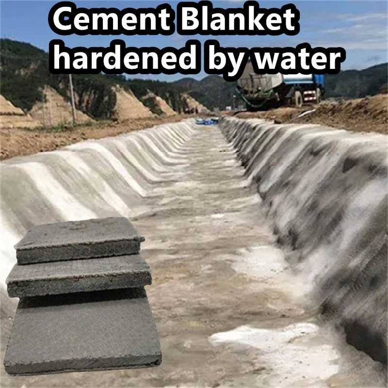 Slope Stabilization with Cement Blanket
