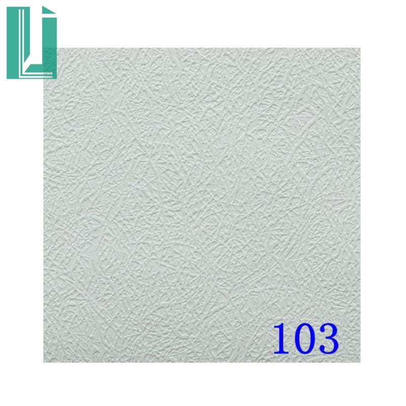 PVC Gypsum Ceiling Board Tiles with Aluminium Foil Back Building Material