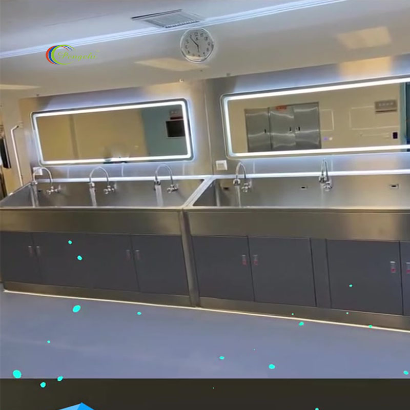 Durable Stainless Steel Sink Designed for Hospital Furniture