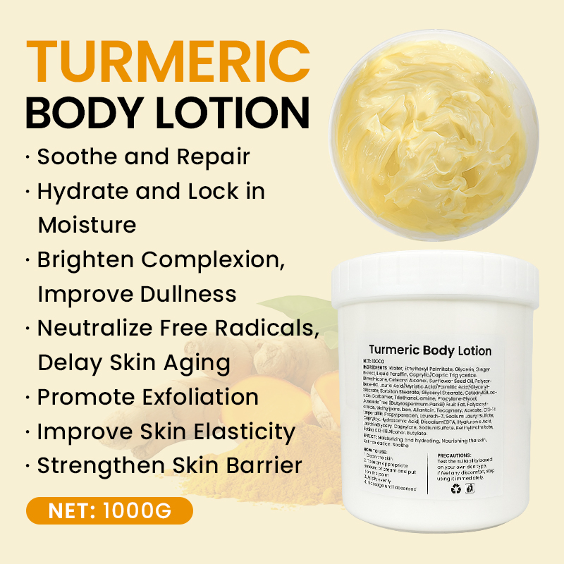 Hyaluronic Acid & Ginger Extract Turmeric Body Lotion Brightening & Refreshing