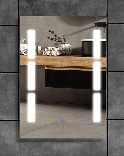 CE Approved Wall Mounted Rectangle LED Bathroom Mirror