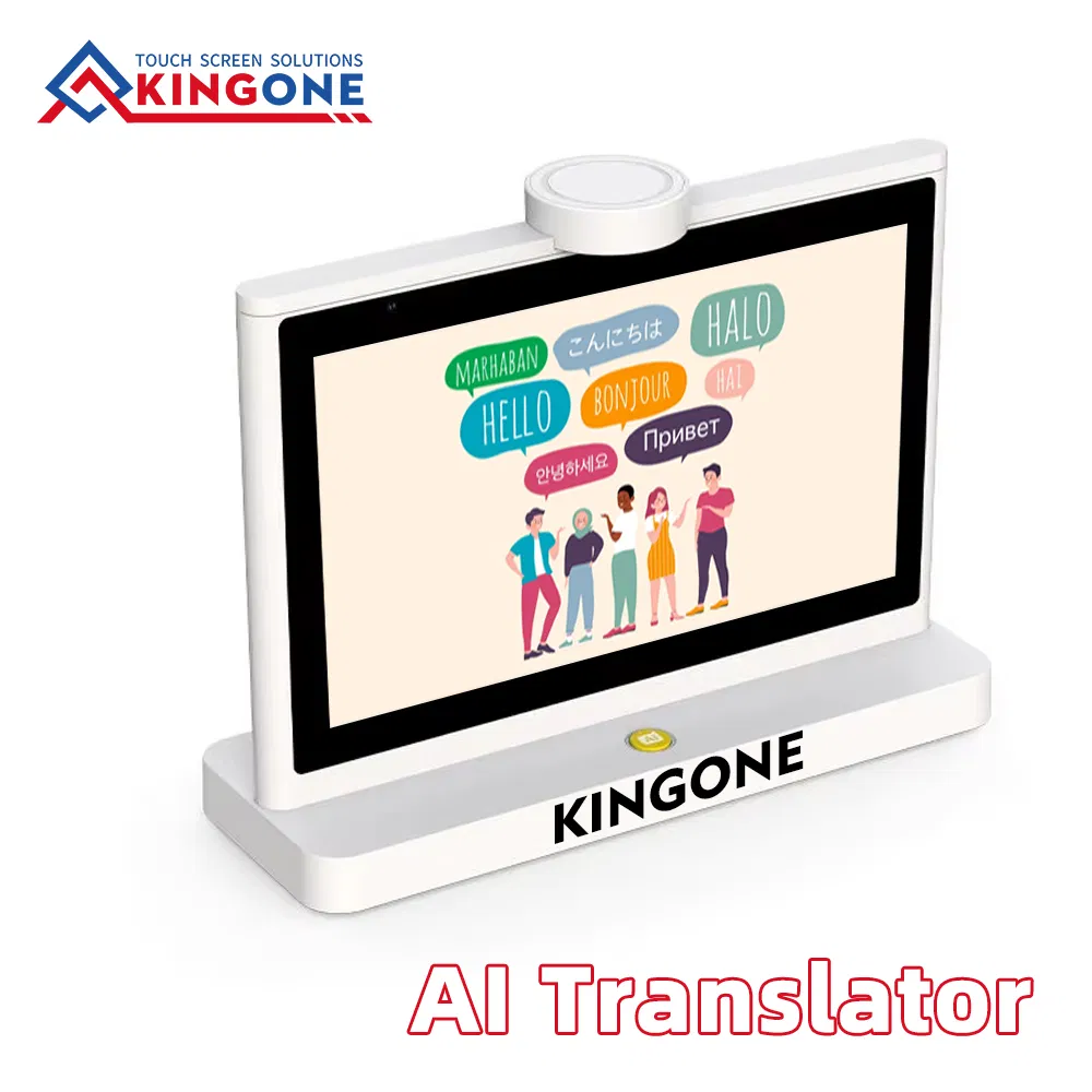 Kingone Intelligent 10 Inch Dual Screen Translation Machine Multi Language Translating Smart Electronic Ai Translator Device
