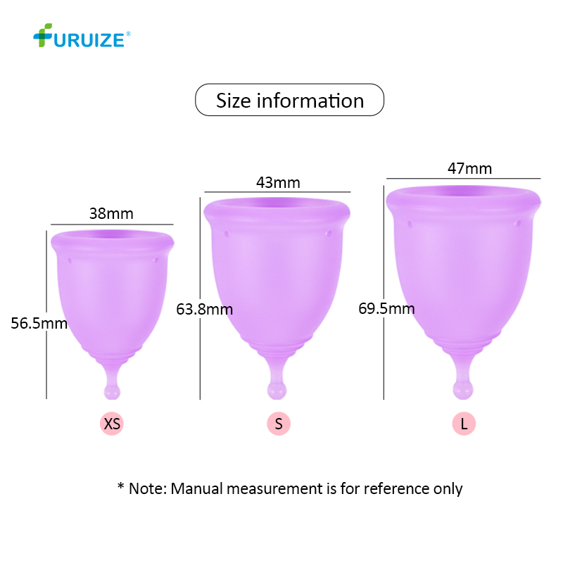 Factory Silicone Menstruation Cup Reusable Medical Grade Silicone Menstrual Cup Feminine Hygiene Copa Menstrual Cup Lady Period Cup
