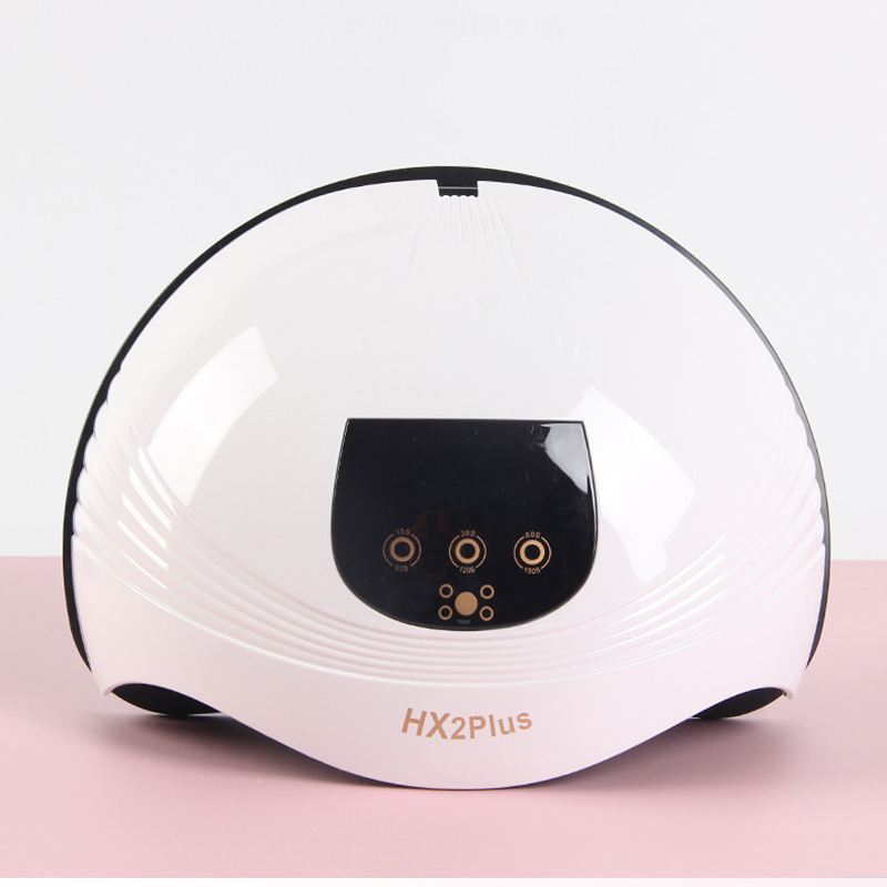 60PCS UV LED Light Beads Dual Light Source 80W LED Nail Dryer for Manicure Two Hand