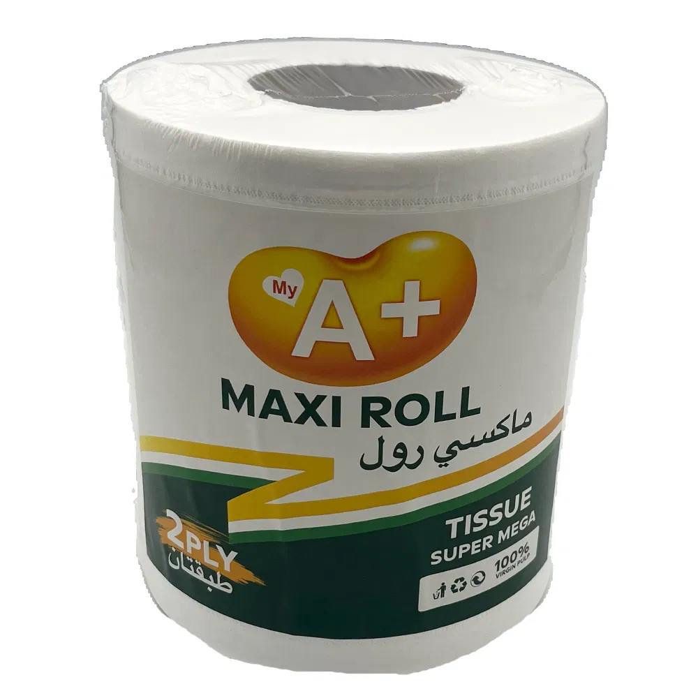 Chinese Products Wholesale 2/3/4 Ply Premium Quality Maxi Roll Embossed Tissue Toilet Paper Mega Roll