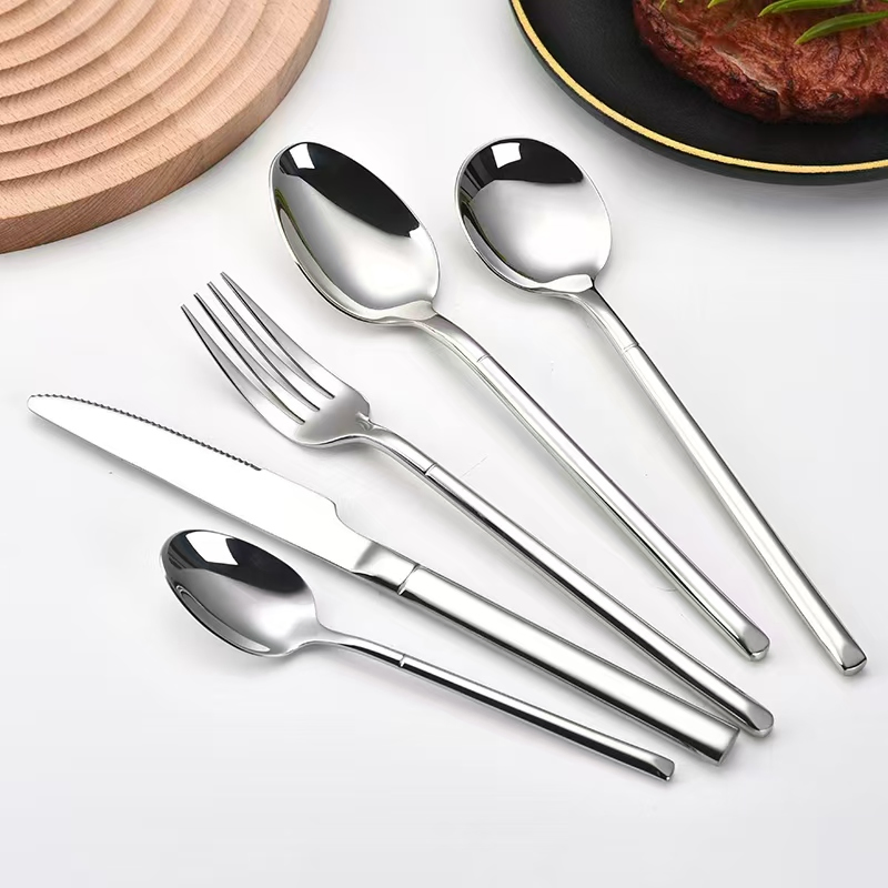 Stainless Steel Sleek Design Easy-Clean Durable Hotel Grade Cutlery Set