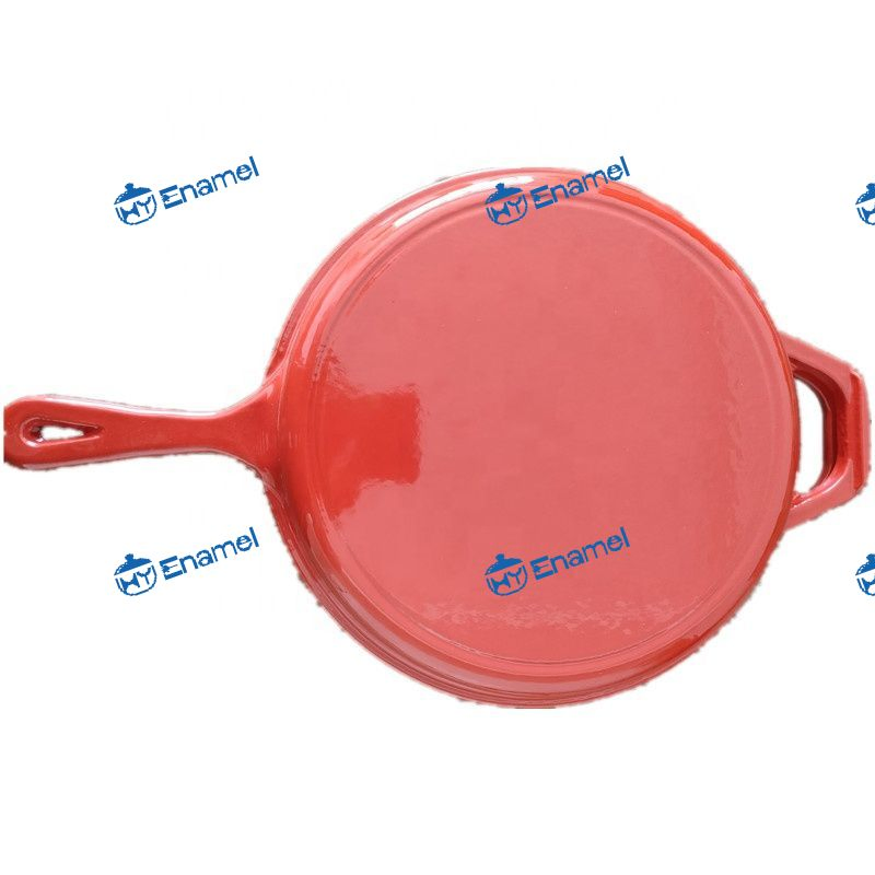 Комбо-сковорода чугунная эмалированная 2 в 1