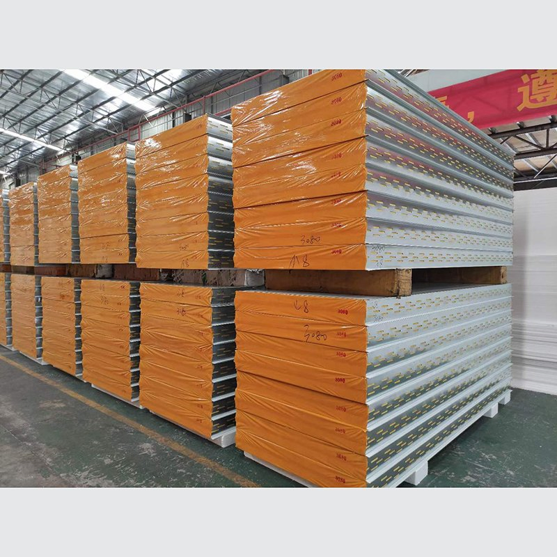150mm Thickness Fireproof Rock Wool Sound Insulation Sandwich Panel