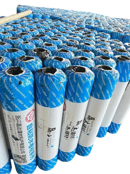 Chinese Manufacturers Cross Laminated Peel and Stick Bitumen Waterproof Membrane for USA