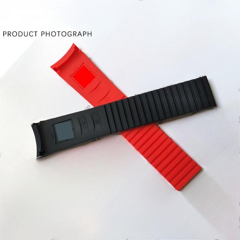 Custom Replacement Aquanaut Patek Philippe Rubber Watch Strap 21mm Butterfly Buckle Nail-Less Watch Strap