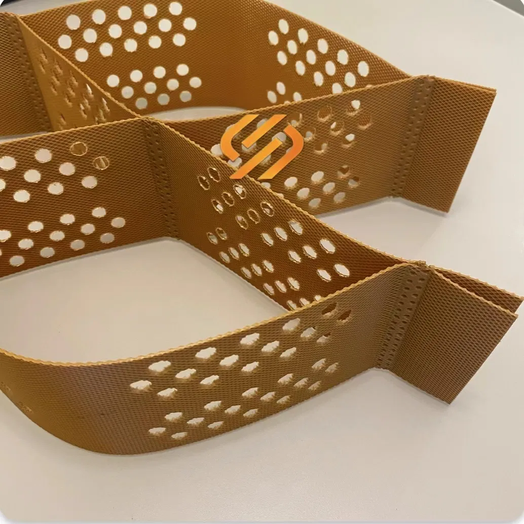 Embossed Perforated HDPE Geocell Web 356mm 445mm 712mm