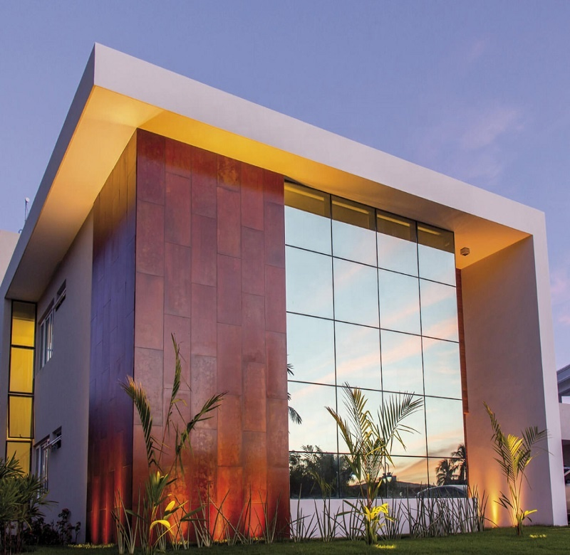 Interior Building Wall Panels Corten Steel Metal Cladding 2mm Corten Facade