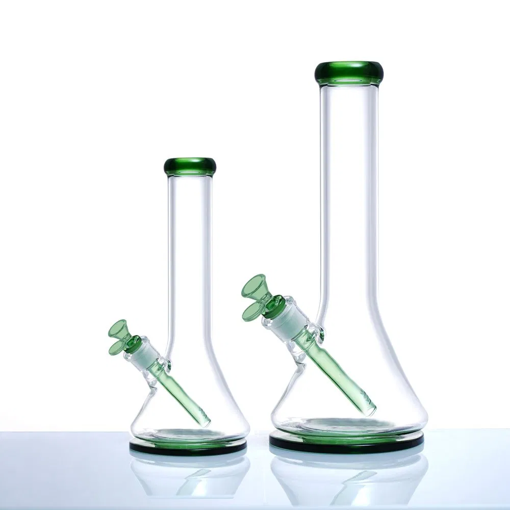 Premium Designer Thick Glass Double Base Beaker Waterpipe Hookah