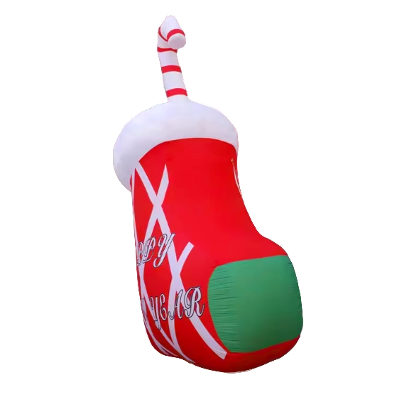 Personalized Christmas Character Model White Inflatable Reindeer 5m Winter Cartoon Animal Mascot Blow up Deer Balloon for Yard