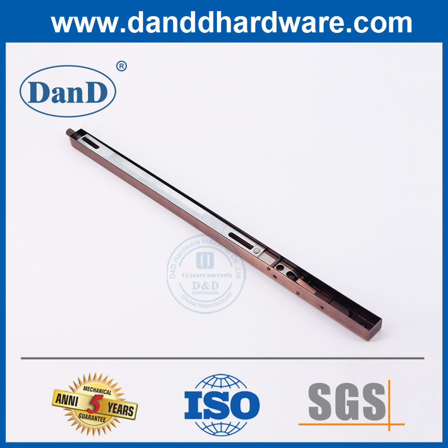 Stainless Steel Antique Copper Hidden Flush Bolt for Wood Doors