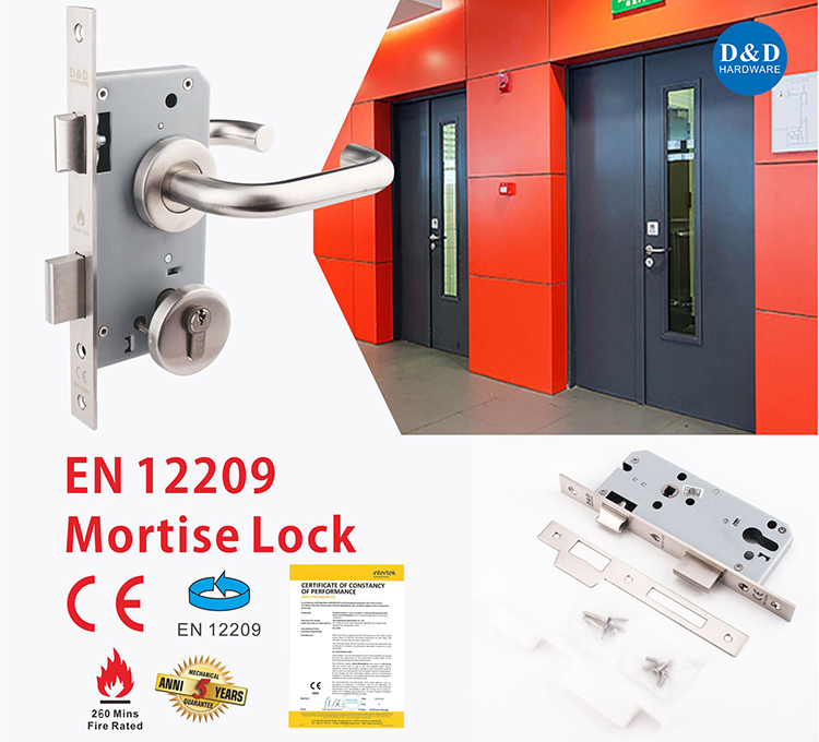 Manufacturing Company Hardware Store En1634 Fire Rated Deadbolt Latch Euro Cylinder En12209 Home Villa Inside Sliding Wooden Wood Door Handle Key Mortise Lock