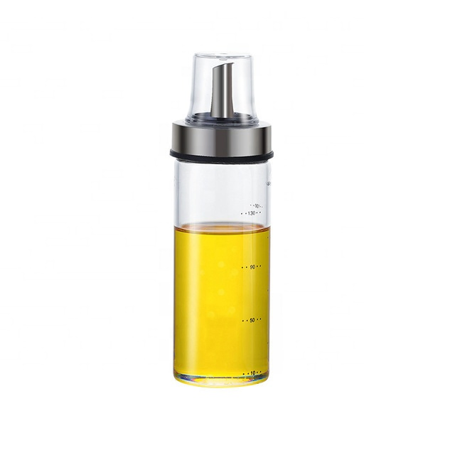 Daily 150 250 500ml Square Glass Olive Oil Bottle Vinegar Sauce Bottle for Oiler Cruet Condiment Packing