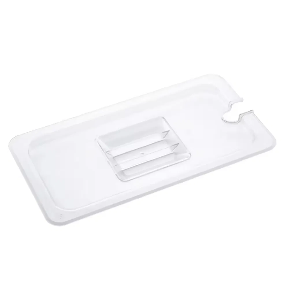 Gn Food Grade 1/1 Size Clear Polycarbonate Food Pan Lid with Notched