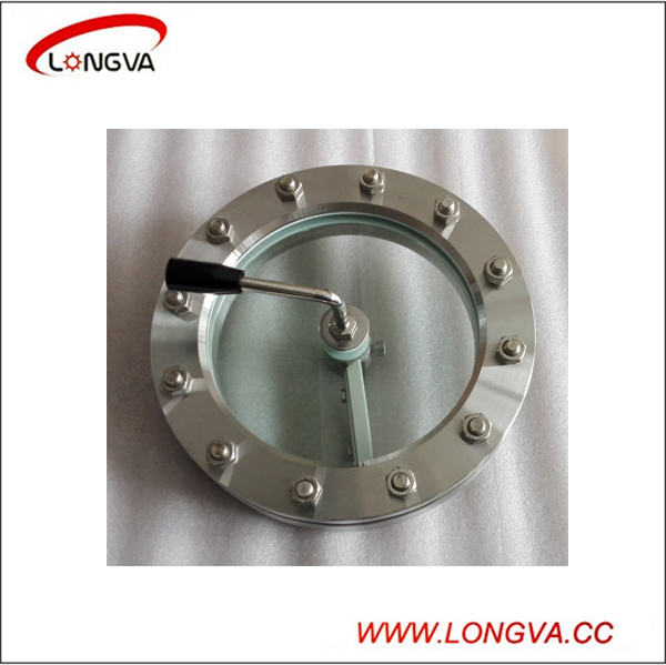 Sanitary Stainless Steel Flange Sight Glass with Brush