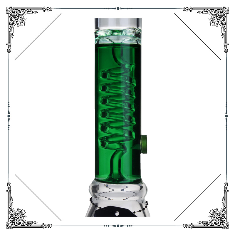 Mini Hookah Phoenix Star 12 Inches Freezable Glycerin Coil Beaker Glass Water Pipe for Smoking