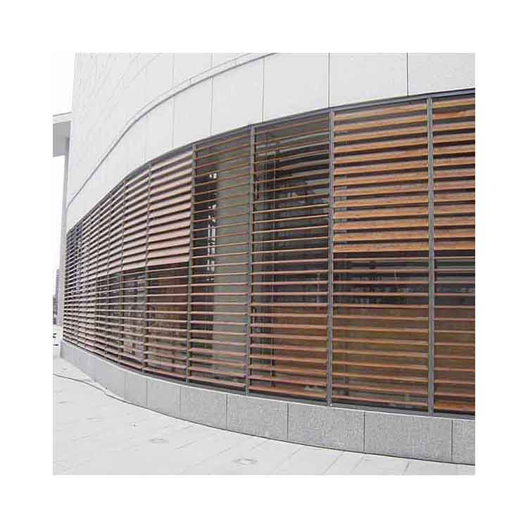 Split Type Air Conditioner Cover Window Water Aluminum Fix Shutter Louver