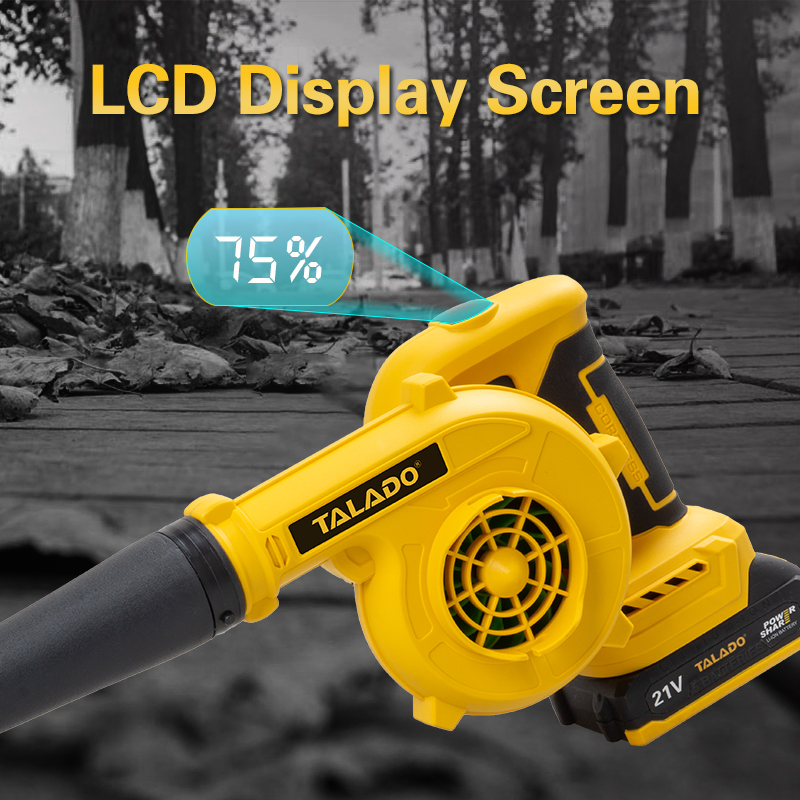 Powerful 21V Cordless Electric Leaf Blower with Brushless Motor