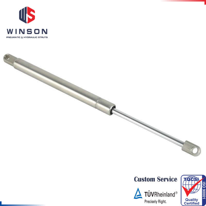 SS304 & SS316 Stainless Steel Gas Springs, Lifting Gas Struts for Marine, Dish Washers Corrosion Environments