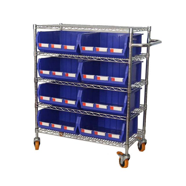 Convenient Moving Wire Shelving Rack System (WST3614-010)