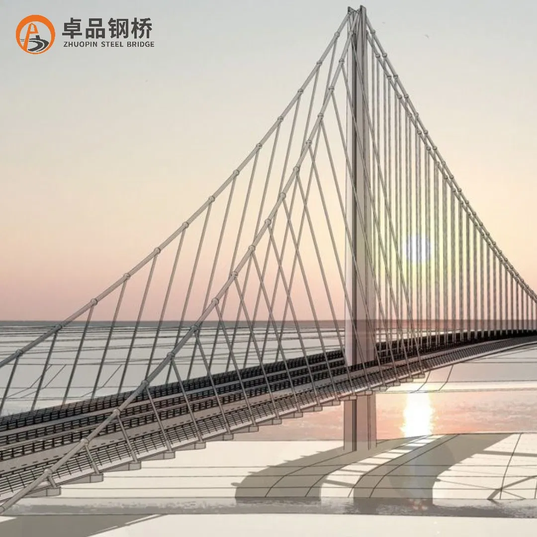 Aws D1.1/1.5 Certified Steel Structure Bridge /Steel Bridge /Suspension /Arc /Railway/Girder/Box/Beam Bridge