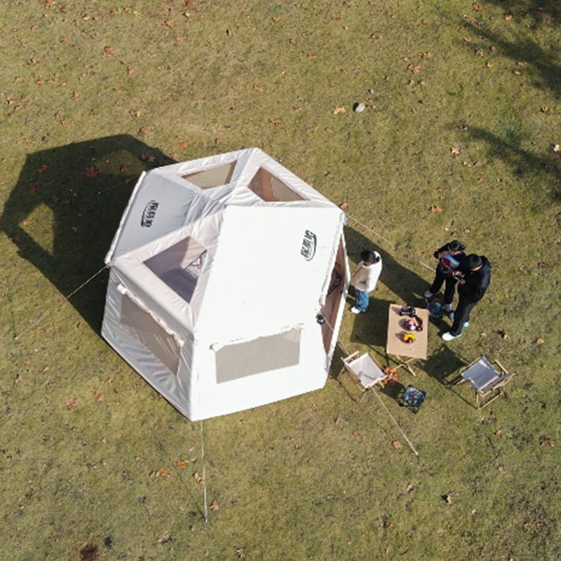 Heavy Duty PVC Fabric Inflatable Tents for Outdoor Camping