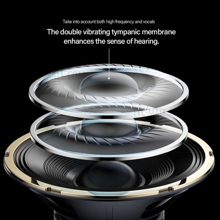 Беспроводные наушники Bluetooth 5.0, серые