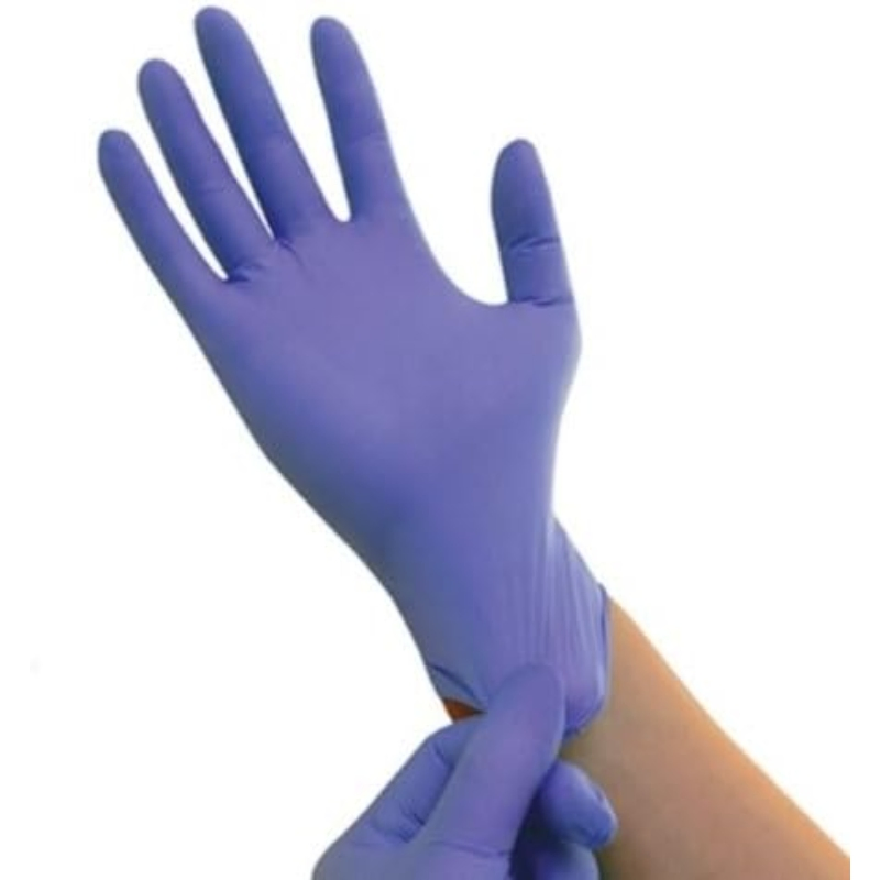 Purple Nitrile Gloves Powder Free Rubber Free Non-Sterile Protective Gloves