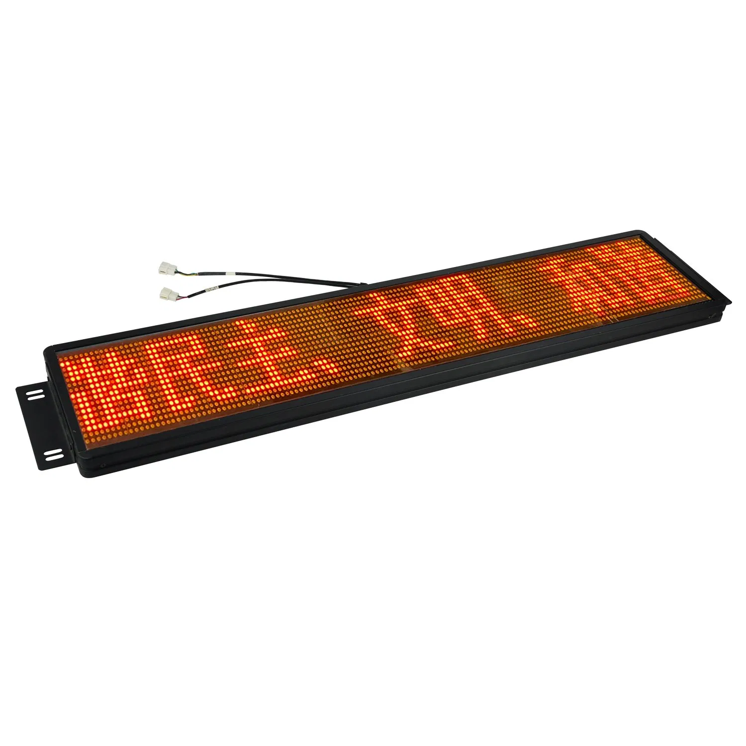 Bus Single Color P7.62 LED Display for Bus Stations with Message Route and Next Stop