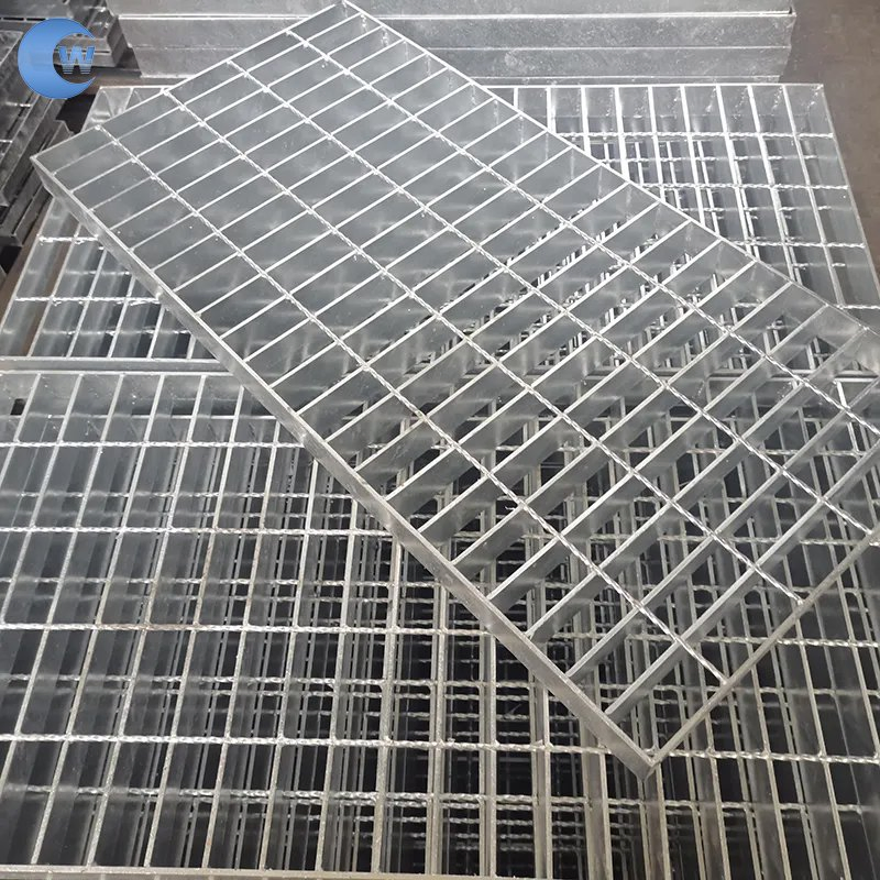 Hot Dipped Galvanized Stair Outdoor Staircase Steel Bar Grating for Trench Cover Drain Grate Floor Grate Manhole Cover Platform Steel Grating