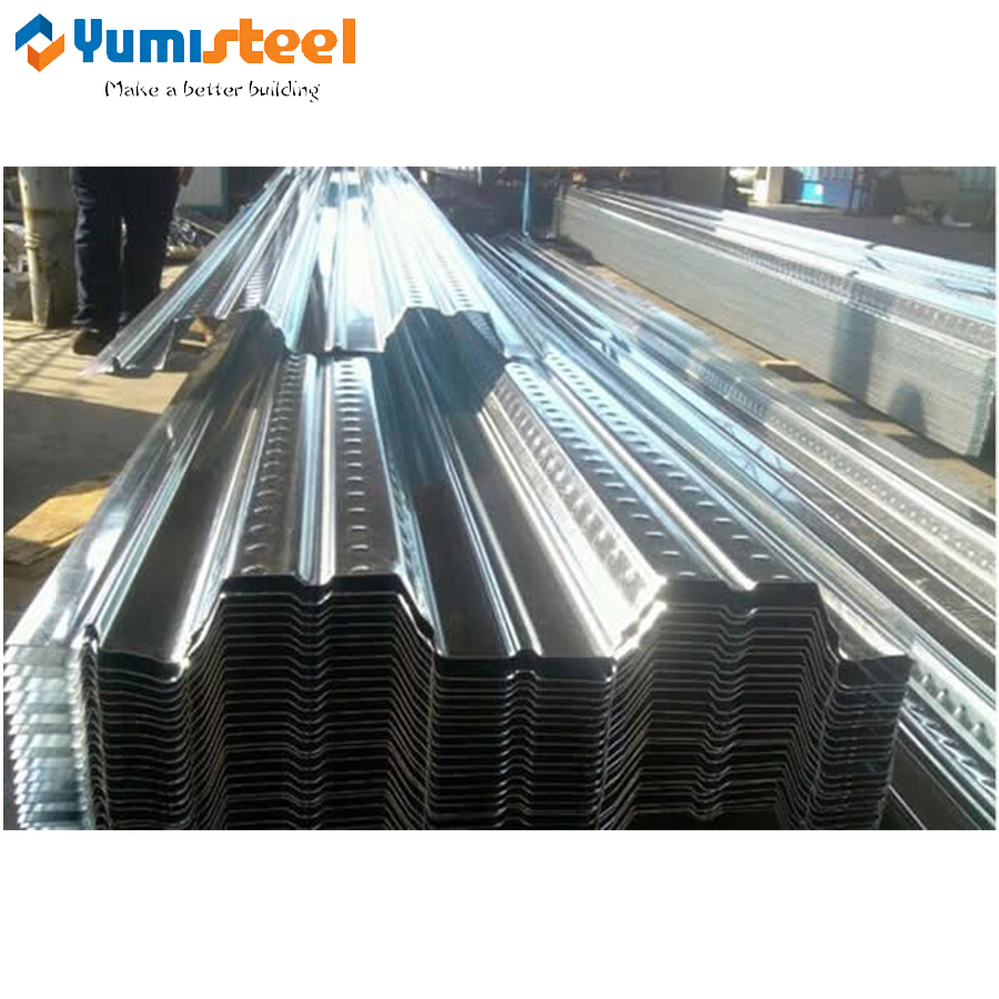 Anti-Seismic&High Weight Capacity Opened-Type Floor Decking Metal Steel Sheet