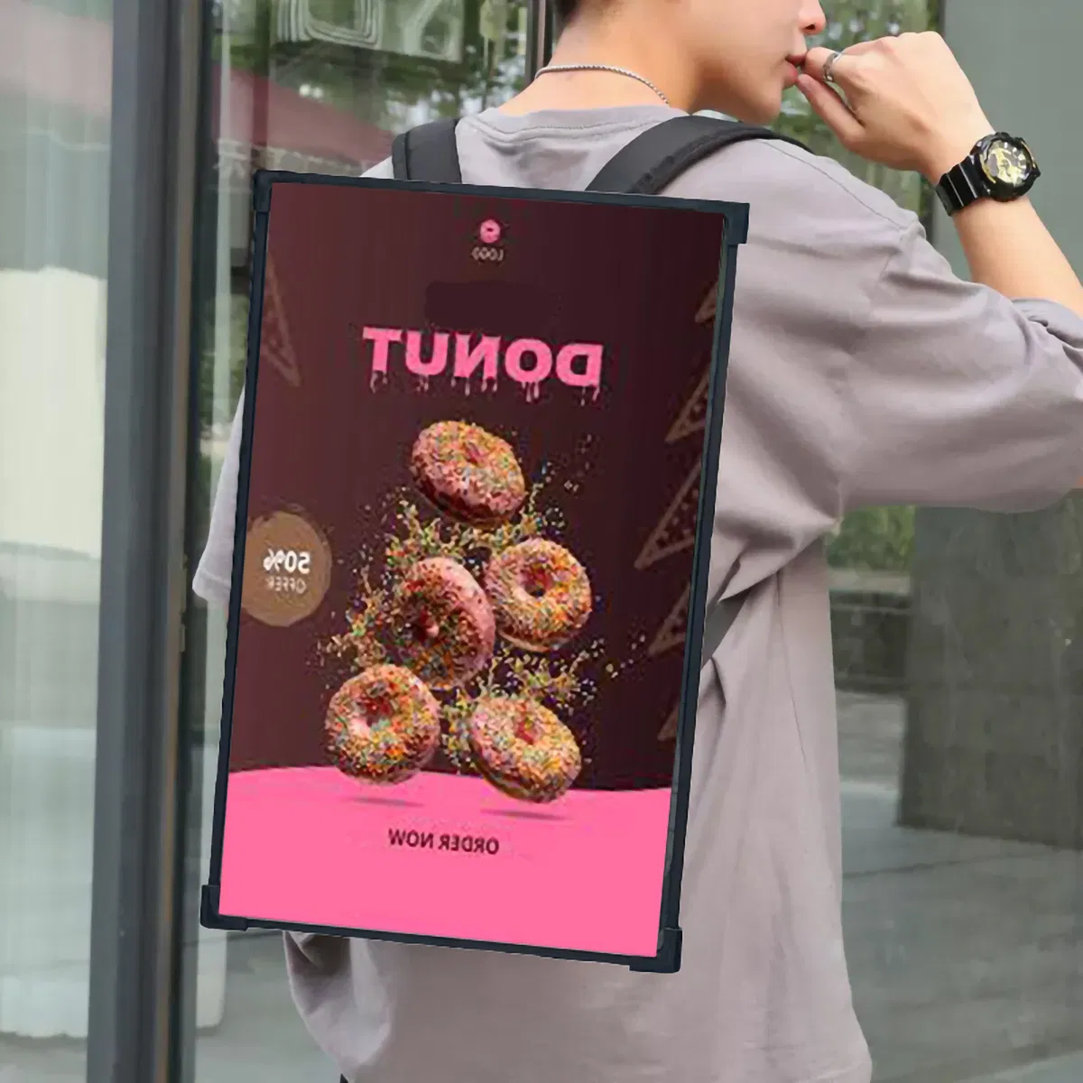 High-Definition Advertising Display Matched Mobile Promo Signage and Outdoor Media Display Wide Angle Visual Coverage Billboard