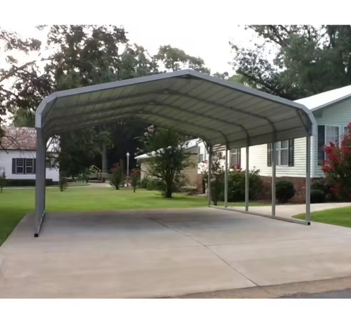 Metal Carport China Factory Hardtop Stainless Steel Material Cantilever-Shade-Carport