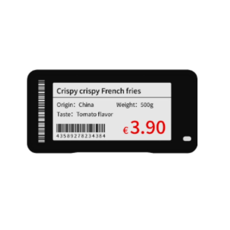 4-Color Electronic Shelf Label Retail Supermarket E Ink Display Digital Price Tag