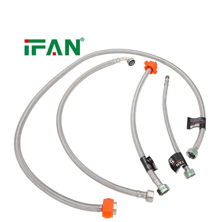 Ifan High Quality Plumbing Hose 30cm 40cm 50cm 60cm Bathrooms Accessories Braided Flexible Hose