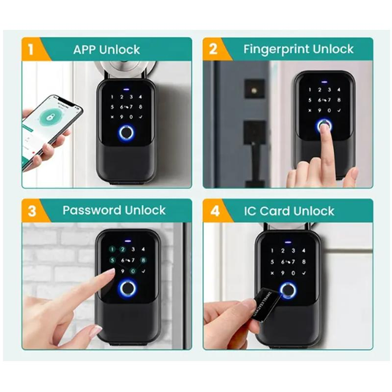 2024 New Smart Fingerprint Key Lock Box with
