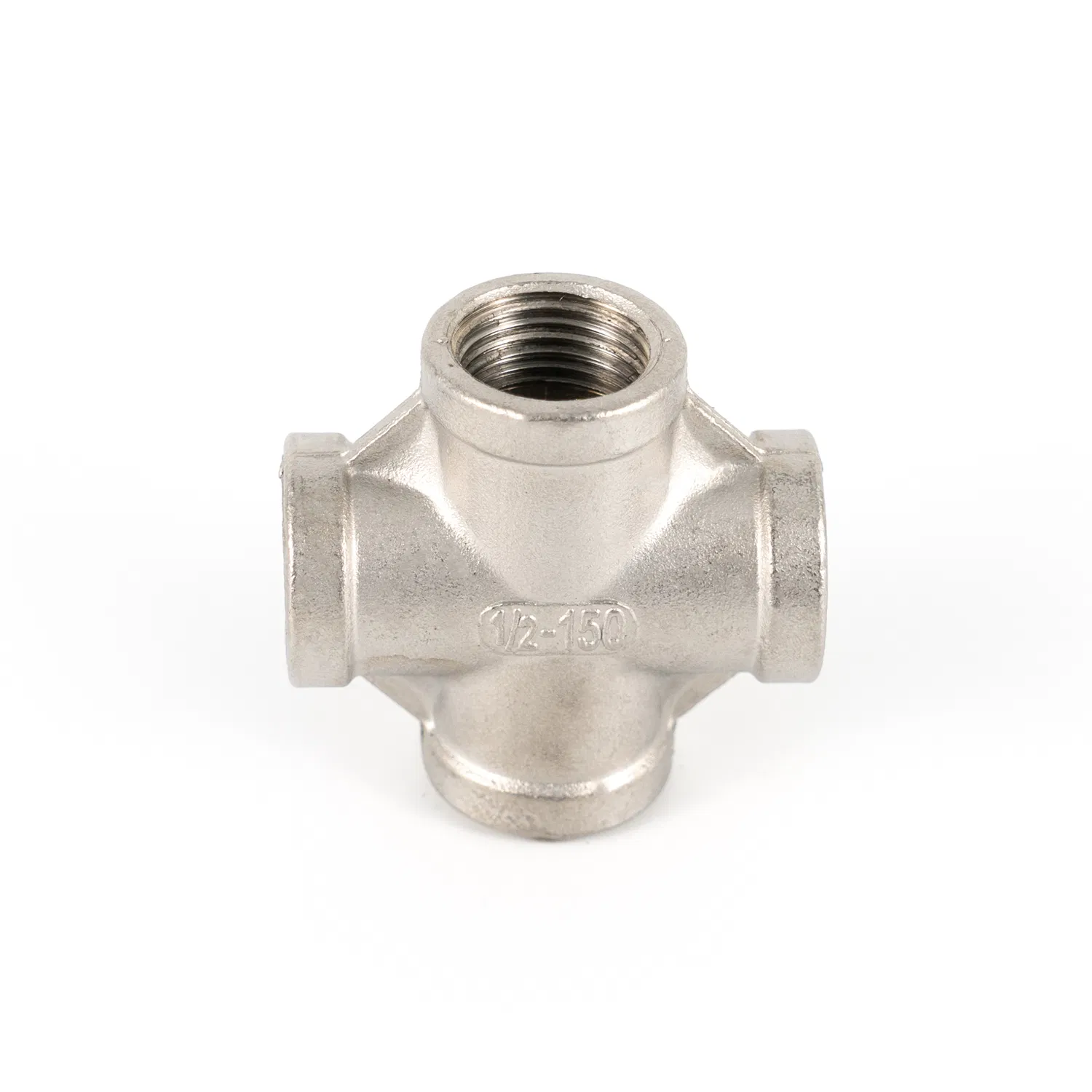 Stainless Steel Cross with Female Connection, SS316 Casting, Durable Design