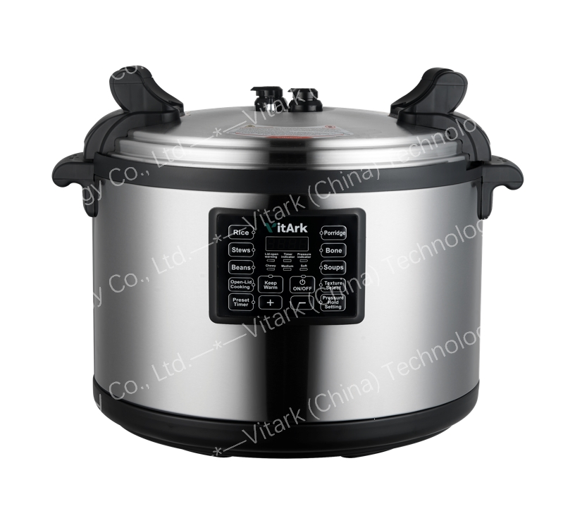 50L Kitchen Appliance Hotel Canteen Commercial Intelligent Industrial Electric Pressure Cooker with CE Certification and Large Capacity Source Factory.