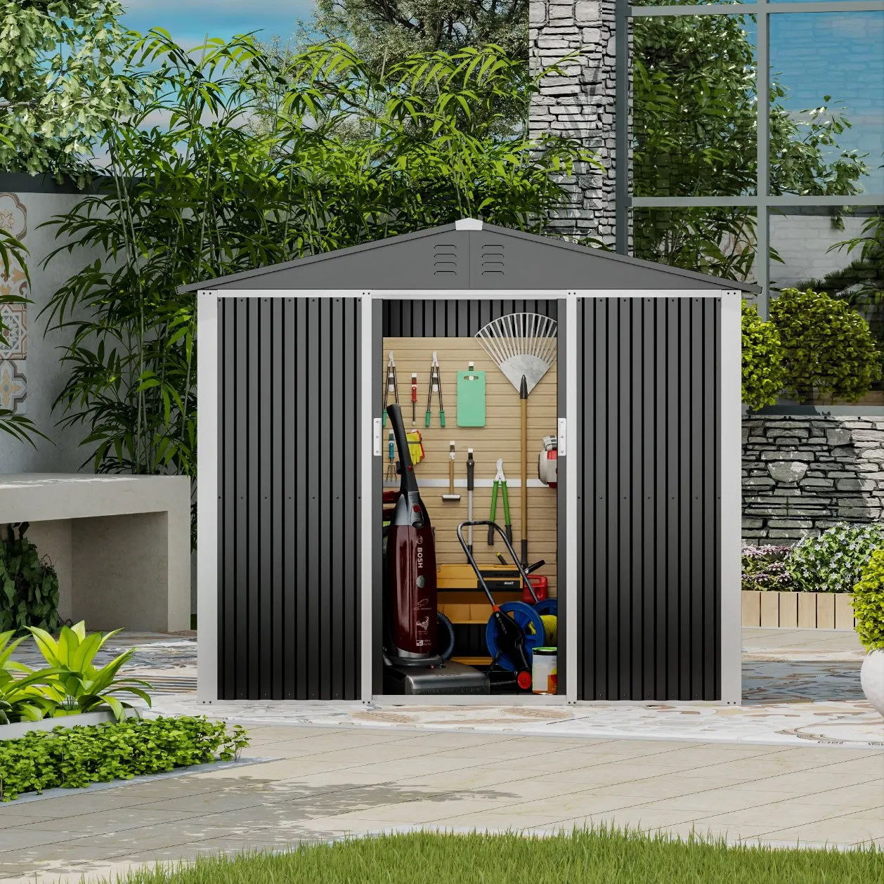 Shed Outdoor Tool Shed Garden Storage House Garden Shed