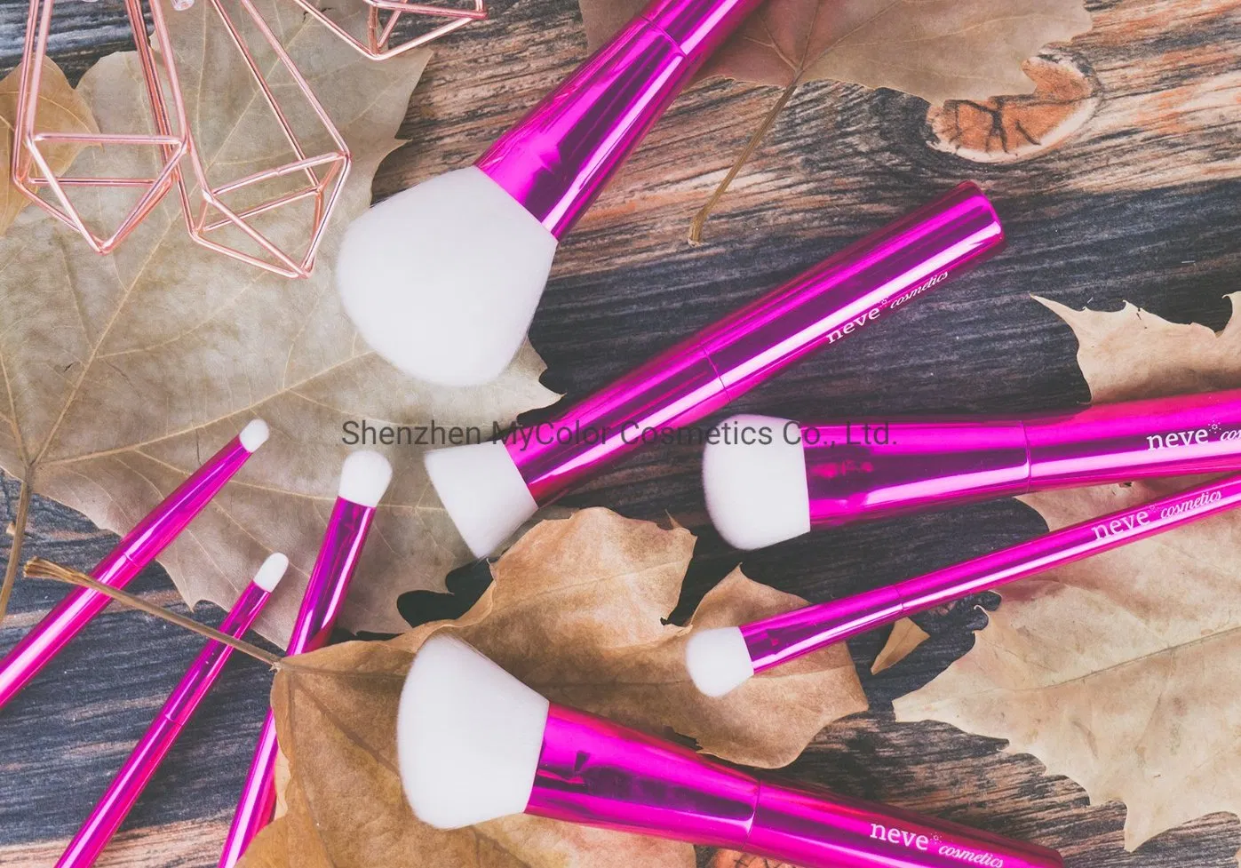 China Factory Customised Purple 8PCS Make up Brushes Set Portable for Travelling