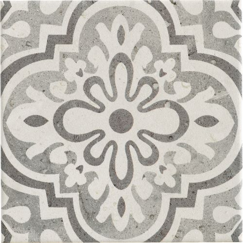 Black and White Indian Glazed Porcelain Tile20*20cm