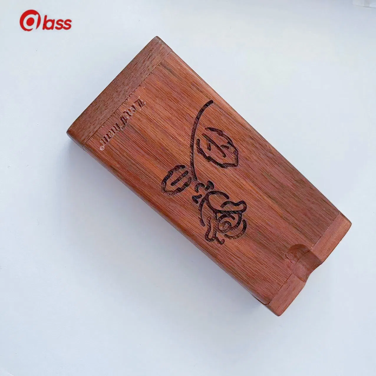 Rose Flower Designs Wood Dugout Smoking Accessories Smoking Set Cigarette Box
