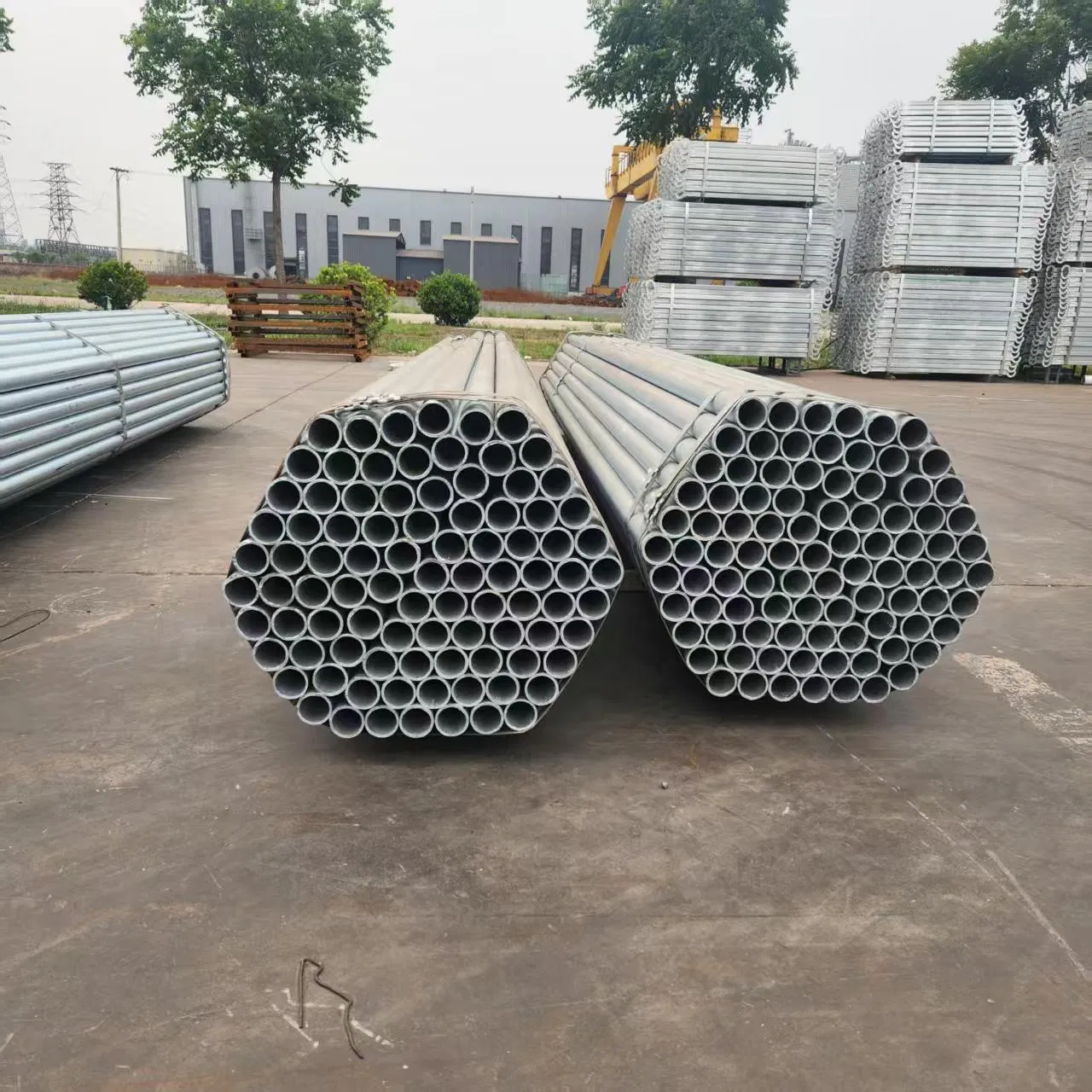 BS1139 Kazakhstan Hot Sale 4mm 6meter Steel Scaffolding Tube