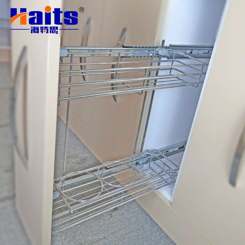 Furniture Fittings Hardware 2 Layers Kitchen Pull out Basket Manufacturers