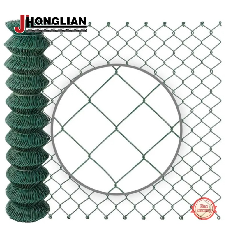 High Quality PVC Coated Chain Link Mesh Fence Chain Link