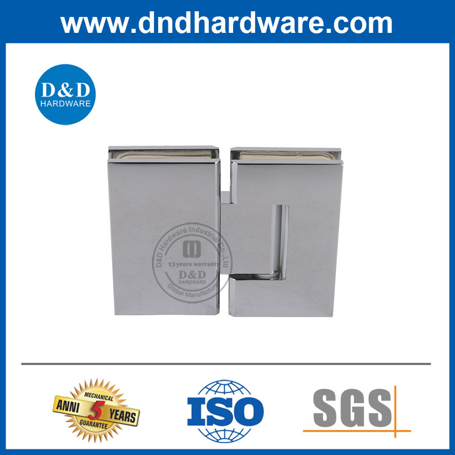 Branded Quality Factory Price Stainless Steel 180 Degree Glass to Glass Hinge
